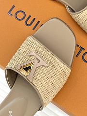Colestore Louis Vuitton LV Mare Flat Mule Sandals Nature - 3