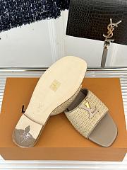 Colestore Louis Vuitton LV Mare Flat Mule Sandals Nature - 4