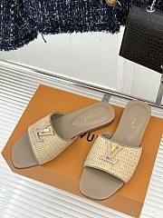 Colestore Louis Vuitton LV Mare Flat Mule Sandals Nature - 2