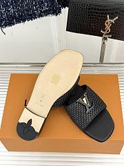 Colestore Louis Vuitton LV Mare Flat Mule Sandals Black - 3