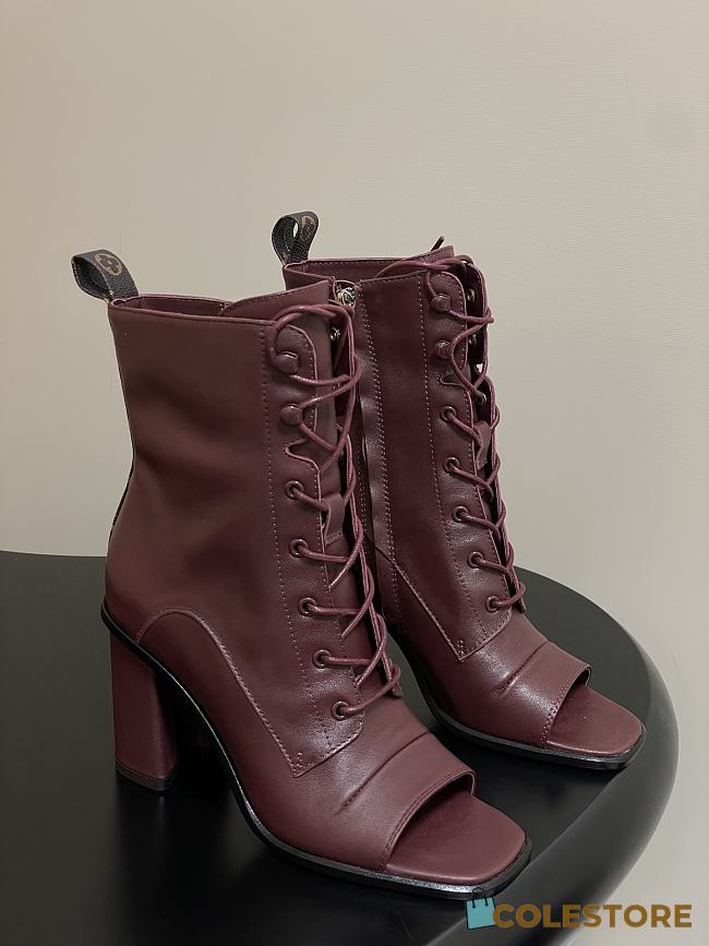 Colestore Louis Vuitton Berlin Boots Burgundy - 1