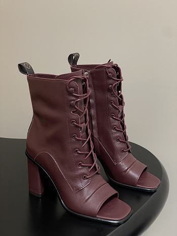 Colestore Louis Vuitton Berlin Boots Burgundy
