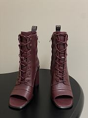 Colestore Louis Vuitton Berlin Boots Burgundy - 6