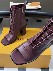 Colestore Louis Vuitton Berlin Boots Burgundy - 2