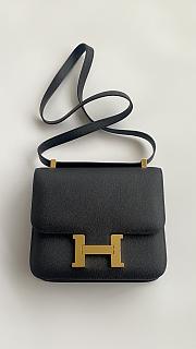 Colestore Hermes Constance 24 Black Epsom 24cm - 1