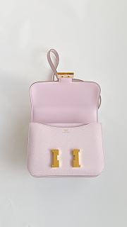 Colestore Hermes Constance 19 Rose Sakura Epsom Gold Hardware 19cm - 4