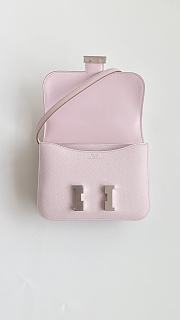 Colestore Hermes Constance 19 Rose Sakura Epsom Silver Hardware 19cm - 4