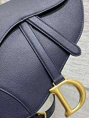 Colestore Dior Saddle Bag Navy Blue 24×6×18cm - 2