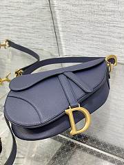 Colestore Dior Saddle Bag Navy Blue 24×6×18cm - 3