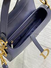 Colestore Dior Saddle Bag Navy Blue 24×6×18cm - 5