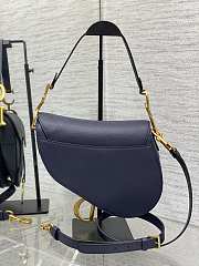 Colestore Dior Saddle Bag Navy Blue 24×6×18cm - 6