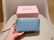 Colestore Miu Miu Denim Crossbody Flap 19×12×10cm - 4