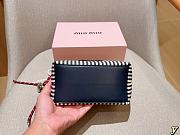 Colestore Miu Miu Striped Mini Pouch Bag 19×12×10cm - 4