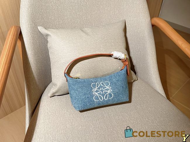Colestore  Loewe Anagram Denim Mini Bag 20×12×7 - 1