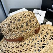 Colestore Gucci Raffia Straw Hat with Horsebit Detail 57cm - 2