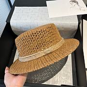 Colestore Gucci Raffia Straw Hat with GG Emblem 57cm - 6
