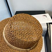 Colestore Gucci Raffia Straw Hat with GG Emblem 57cm - 3