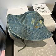 Colestore Louis Vuitton Distressed Denim Bucket Hat  - 5