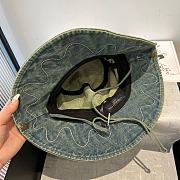Colestore Louis Vuitton Distressed Denim Bucket Hat  - 3