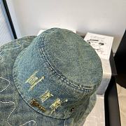 Colestore Louis Vuitton Distressed Denim Bucket Hat  - 4