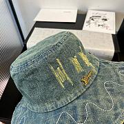Colestore Louis Vuitton Distressed Denim Bucket Hat  - 2