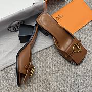 Colestore Hermes Ilot 50 Sandal Caramel  - 3
