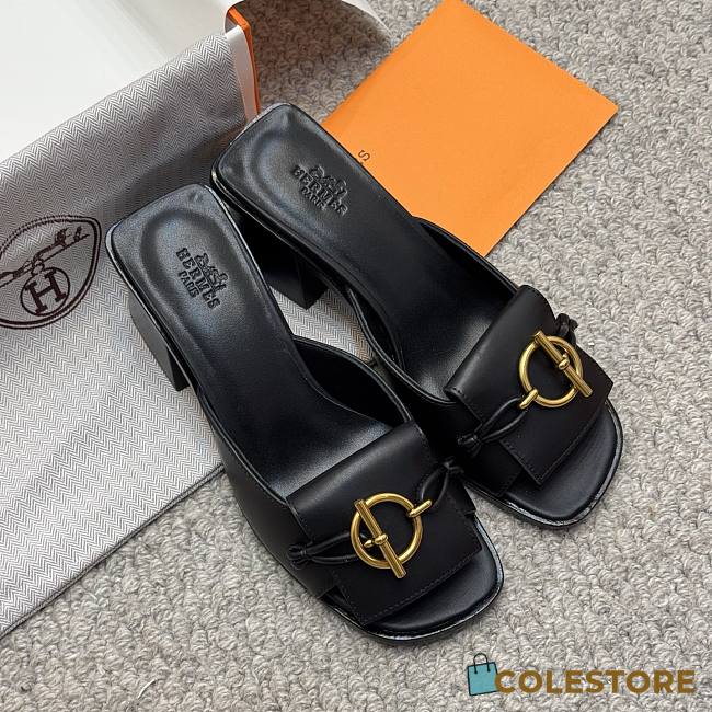 Colestore Hermes Ilot 50 Sandal Black - 1