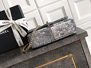 Colestore Chanel Classic 11.12 Handbag Silver & Multicolour 20cm - 2