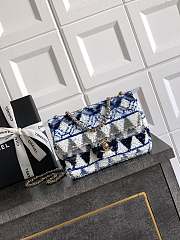 Colestore Chanel Blue Sequin Mini Flap Bag 20cm - 1