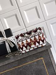 Colestore Chanel Red Sequin Mini Flap Bag 20cm - 1