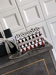 Colestore Chanel Red Sequin Mini Flap Bag 20cm - 2