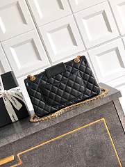 Colestore Chanel Black Quilted Wool 'Romanov Charms' 2.55 Reissue Bag 25.5cm - 4