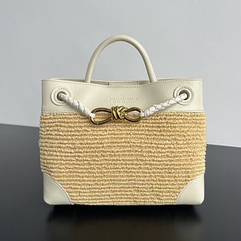 Colestore Bottega Veneta Small Andiamo Sea salt/natural 25x20x10cm