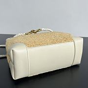 Colestore Bottega Veneta Small Andiamo Sea salt/natural 25x20x10cm - 6
