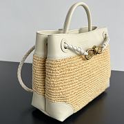Colestore Bottega Veneta Small Andiamo Sea salt/natural 25x20x10cm - 5