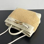 Colestore Bottega Veneta Small Andiamo Sea salt/natural 25x20x10cm - 3
