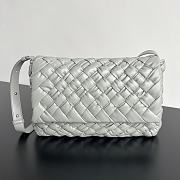 Colestore Bottega Veneta Rumple Messenger Agate grey 30x23x7.5cm - 1