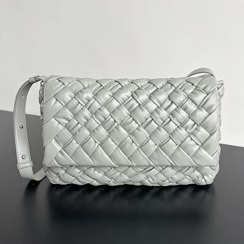 Colestore Bottega Veneta Rumple Messenger Agate grey 30x23x7.5cm