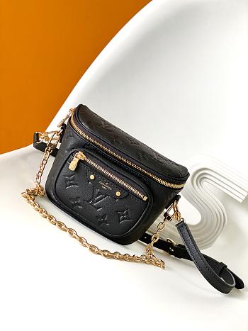 Colestore Louis Vuitton Mini Bumbag Monogram Black 17x12x9.5cm