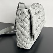 Colestore Bottega Veneta Rumple Messenger Agate grey 30x23x7.5cm - 6