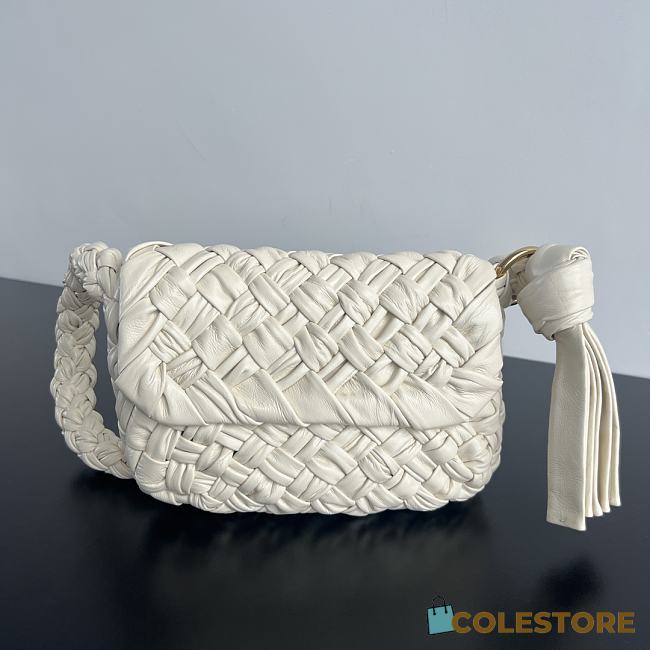 Colestore Bottega Veneta Small Kalimero Città Bone 25x18x5.5cm - 1