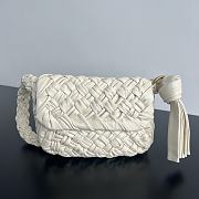 Colestore Bottega Veneta Small Kalimero Città Bone 25x18x5.5cm - 1