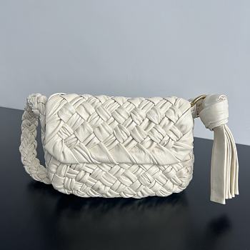 Colestore Bottega Veneta Small Kalimero Città Bone 25x18x5.5cm