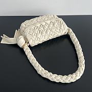 Colestore Bottega Veneta Small Kalimero Città Bone 25x18x5.5cm - 5