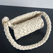 Colestore Bottega Veneta Small Kalimero Città Bone 25x18x5.5cm - 2