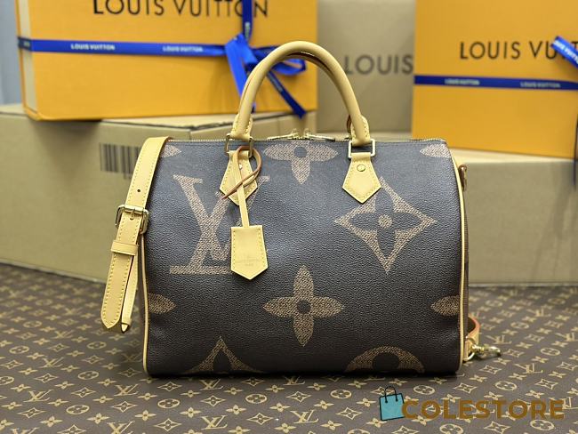 Colestore Louis Vuitton Speedy 30 Bandoulière Dark brown 30x21x17cm - 1