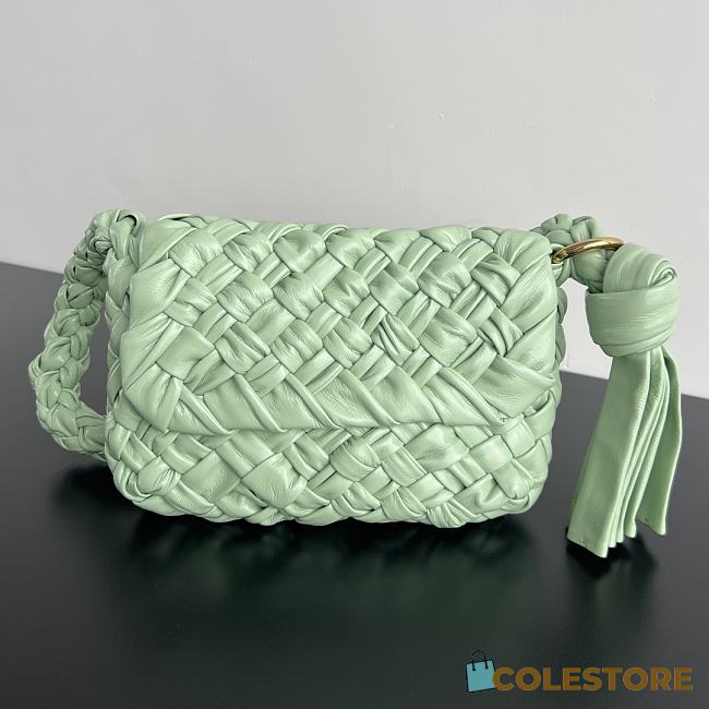 Colestore Bottega Veneta Small Kalimero Città Light Green 25x18x5.5cm - 1