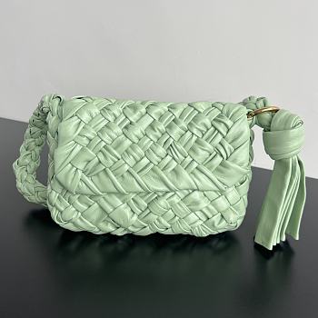 Colestore Bottega Veneta Small Kalimero Città Light Green 25x18x5.5cm
