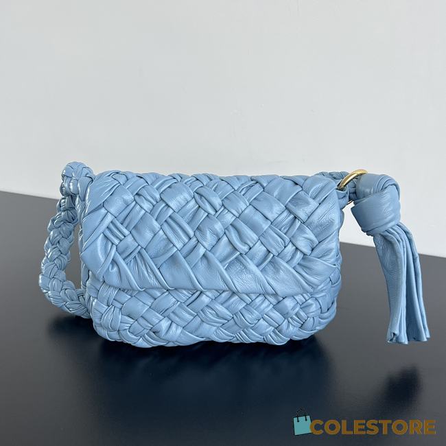 Colestore Bottega Veneta Small Kalimero Città Blue 25x18x5.5cm - 1