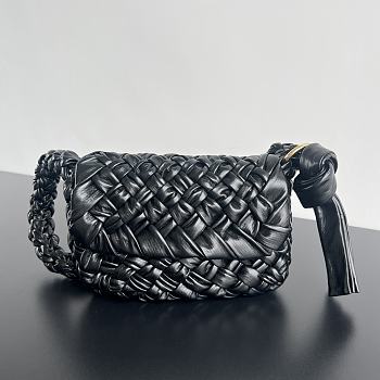 Colestore Bottega Veneta Small Kalimero Città Black 25x18x5.5cm